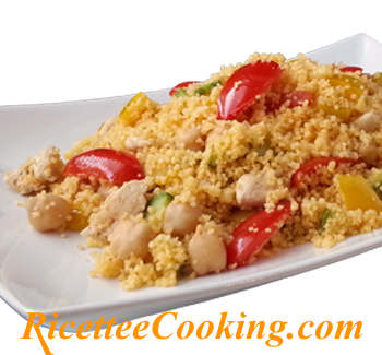 Couscous con pollo e verdure